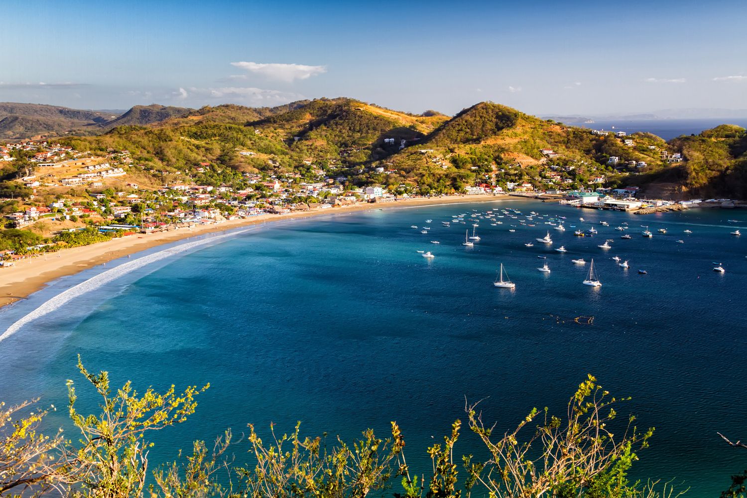 Playa y bahía de San Juan del Sur