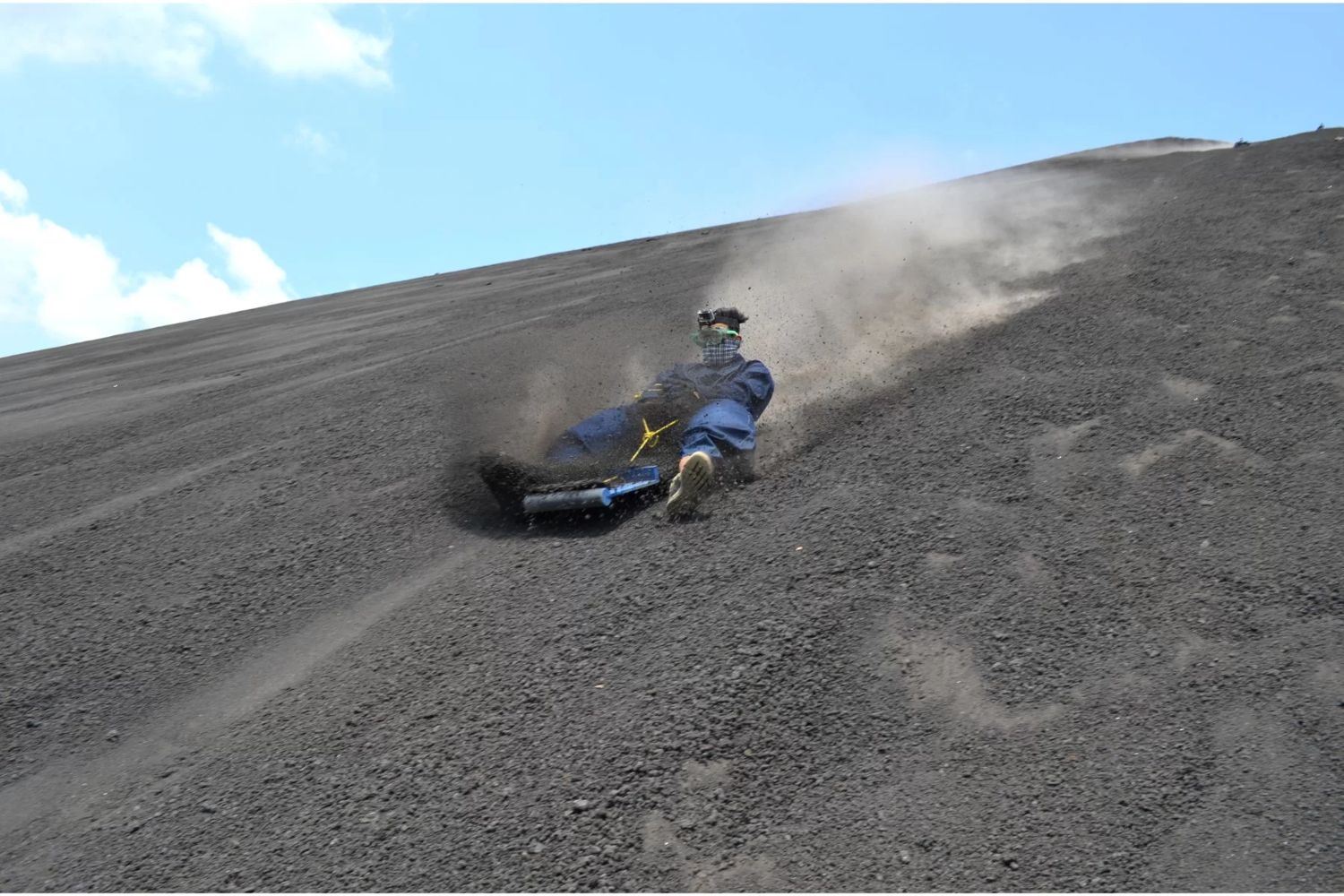 Volcano boarding en el Cerro Negro